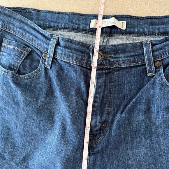 Levi's 515 Med Wash Bootcut Jeans SZ 14M Cowgirl Rodeo Flap Pocket Stretch - Picture 8 of 9